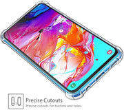Case for Samsung A22 5G Transparent Shockproof Ultra Transparent Soft TPU Silicone Gel Case Cover transparent -Transparent
