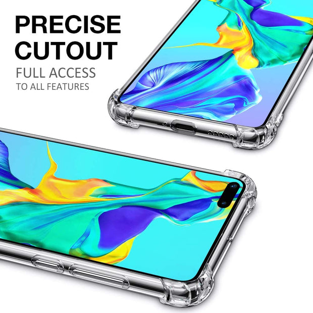 For Huawei P30 Lite Shockproof Cover Silicone Bumper Gel Mobile Phone Case