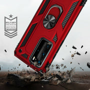 Huawei Mate 20 Shockproof Heavy Duty Ring Rugged Armor Case Cover