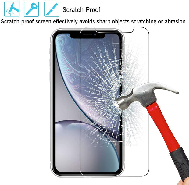 iPhone X/XS Case Compatible Tempered Glass Screen Protector