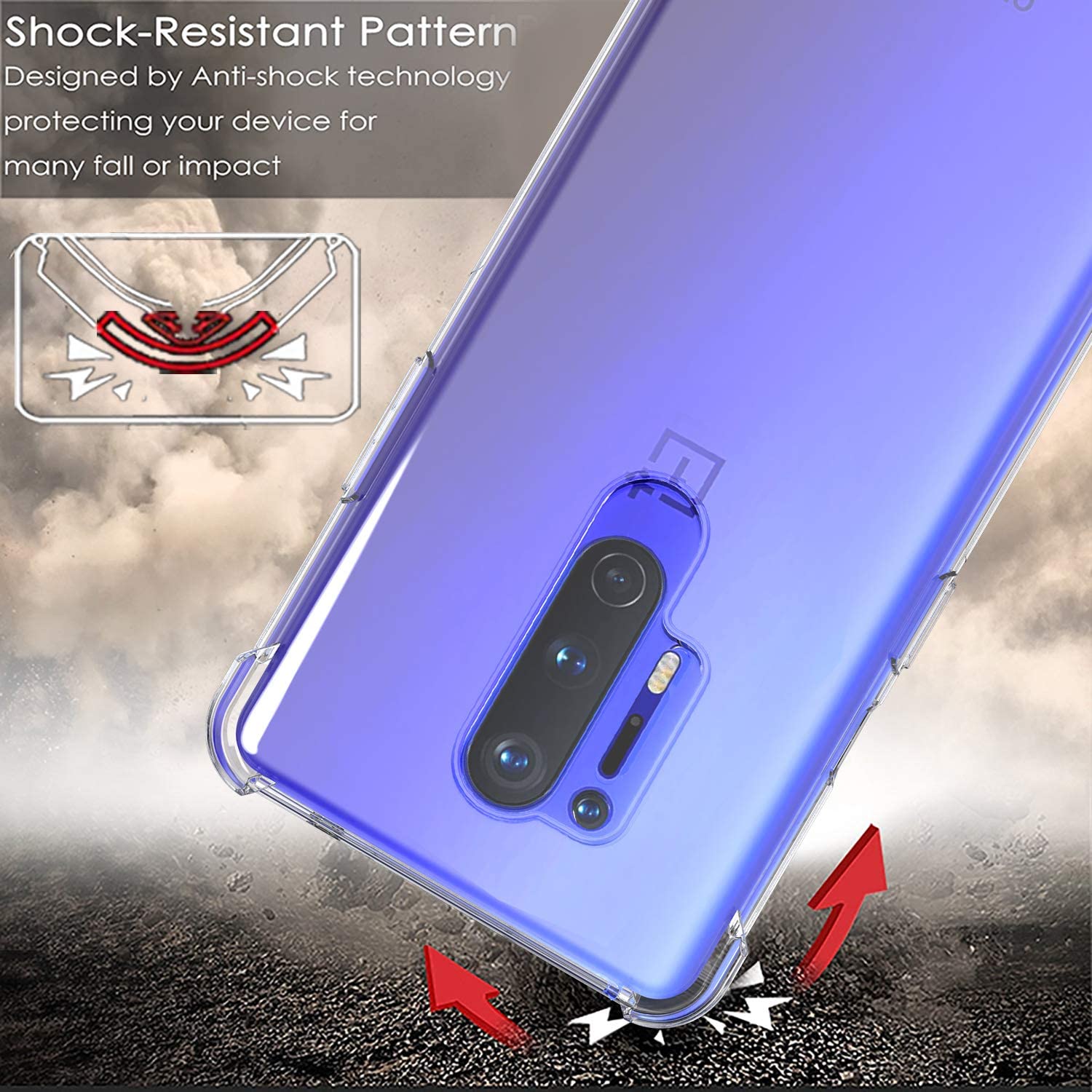 Shockproof Soft TPU Rubber Skin Silicone Protective case for OnePlus 7T
