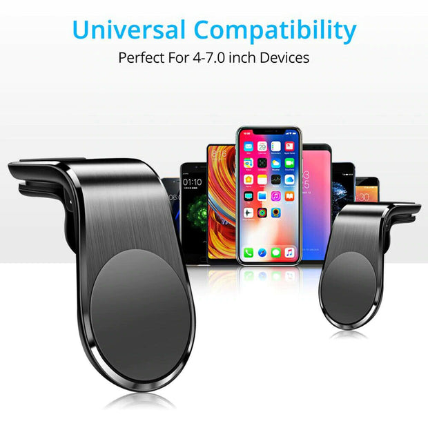 Magnetic Car Phone Holder Universal Mini Air Vent Clip Magnet Mount Mobile Stand
