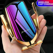 Automatic Wireless Fast Car Charging Charger Mount Clamping Phone Holder