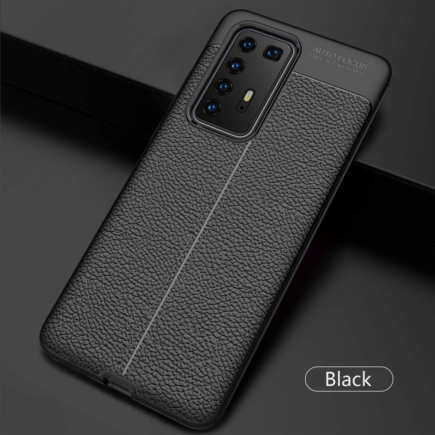 Leather Texture design Bumper Protective Cover for Huawei P20 Pro