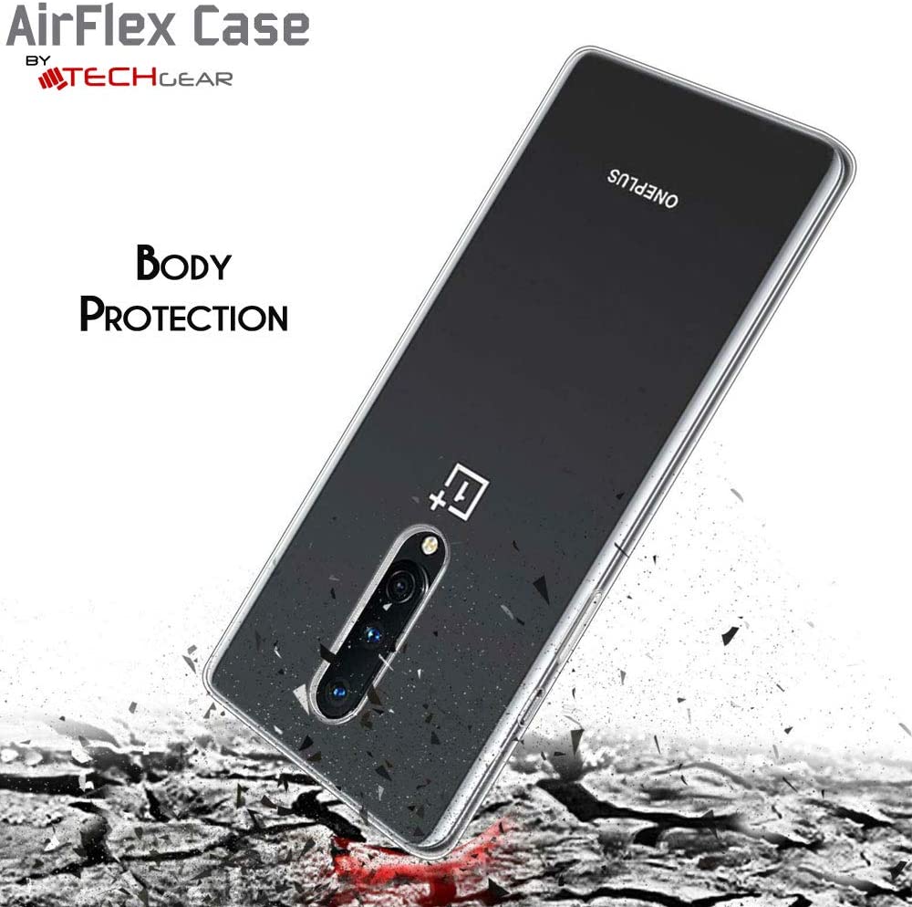 Flexible Soft Gel/TPU Cover with Soft Touch Keys Compatible with OnePlus 8 Pro