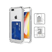 Clear Case For iPhone XS Max TPU Silicone with Card Slot