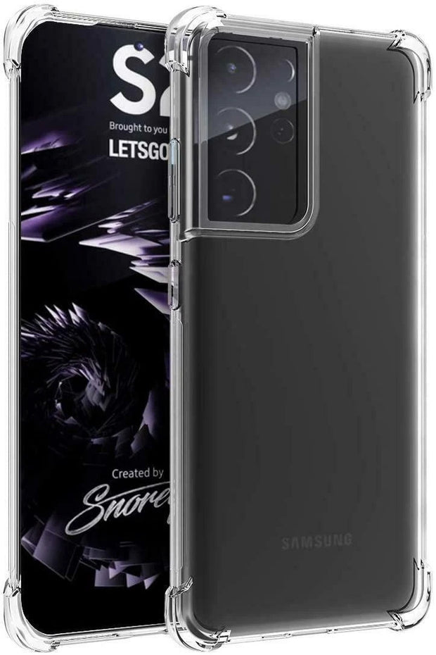 Samsung Galaxy S21 Clear Bumper Shockproof Case