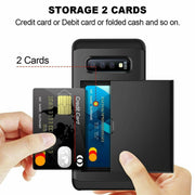 Galaxy S21 Card Holder Hard Cover Case