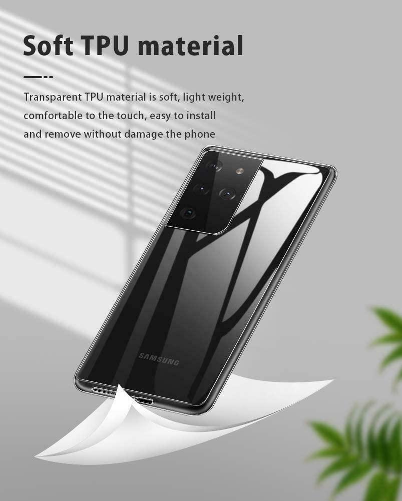 Samsung Galaxy S23 Case Slim Clear Silicone Gel Phone Cover
