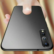 Samsung Galaxy S23 Ultra TPU Gel Silicone Rubber Thin Slim Cover Case Matte Black