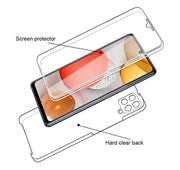 Samsung Galaxy S22 Shockproof 360 Cover Front and Back Case CLEAR