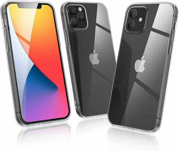 iPhone 13 Clear Ultra Slim Silicone Gel Case