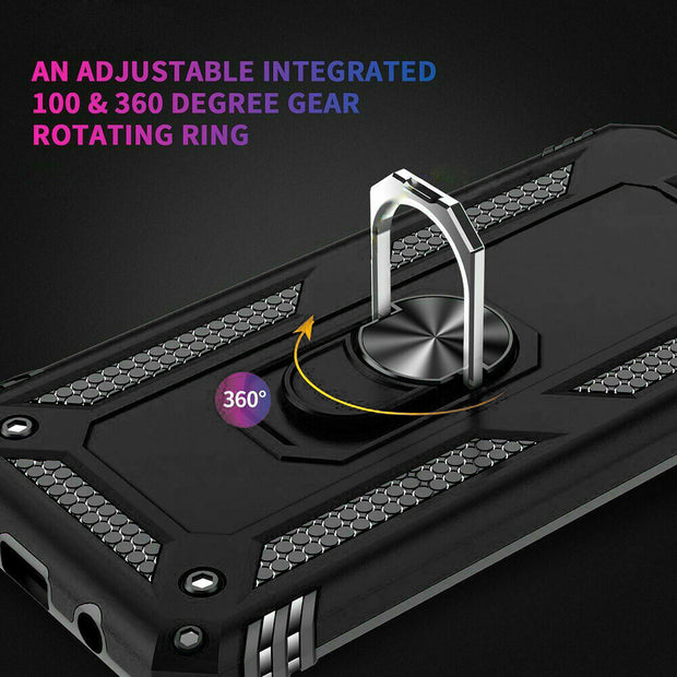 iPhone 11 Pro Max Ring Armor Black Case