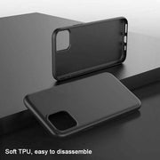Black CASE For Apple iPhone 13 Pro Protector Matt Silicone Cover