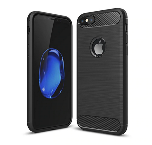 Apple iPhone 7 Case Carbon Fibre Gel Cover