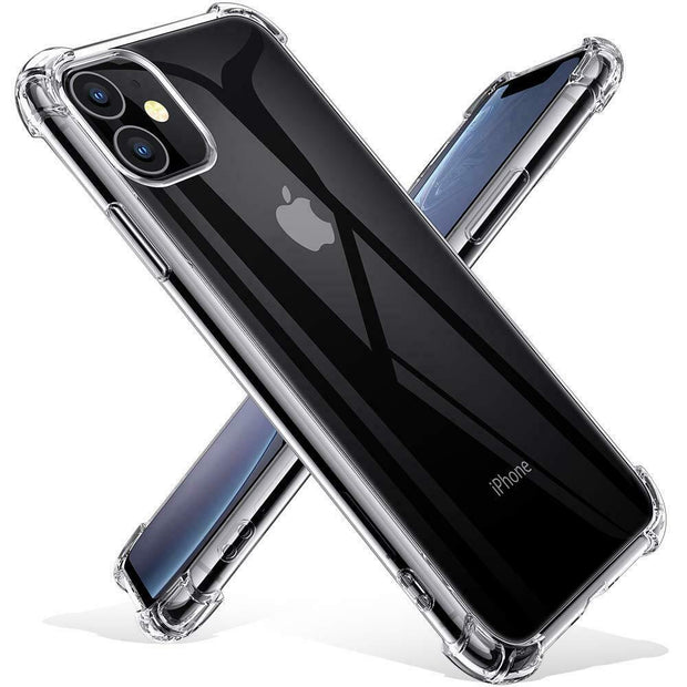 iPhone 11 Pro Max Clear Silicone Bumper Shockproof Case