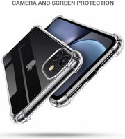 iPhone 11 Pro Max Clear Silicone Shockproof Case