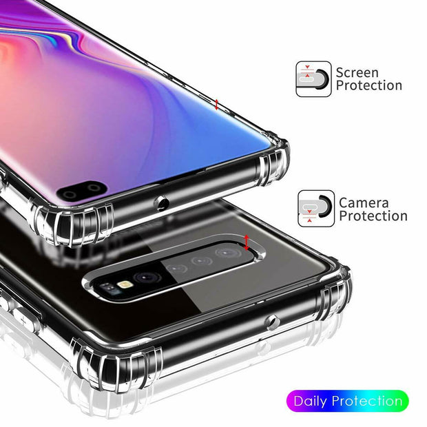 Samsung galaxy s21 Clear Silicone Bumper Shockproof Case
