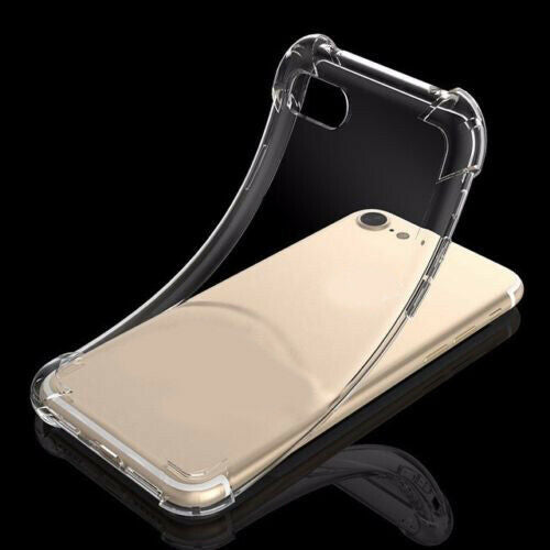 iPhone XR Clear Bumper Gel Case Cover