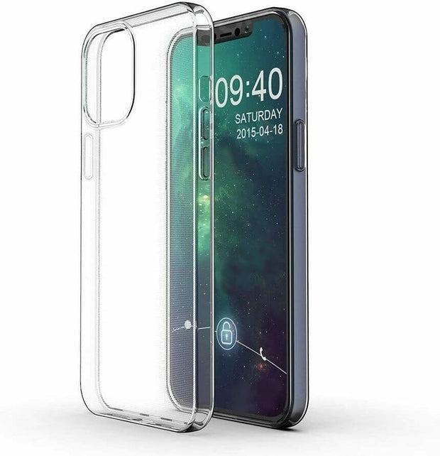 Apple iPhone 13 Pro Gel Case Clear Ultra Slim Silicone