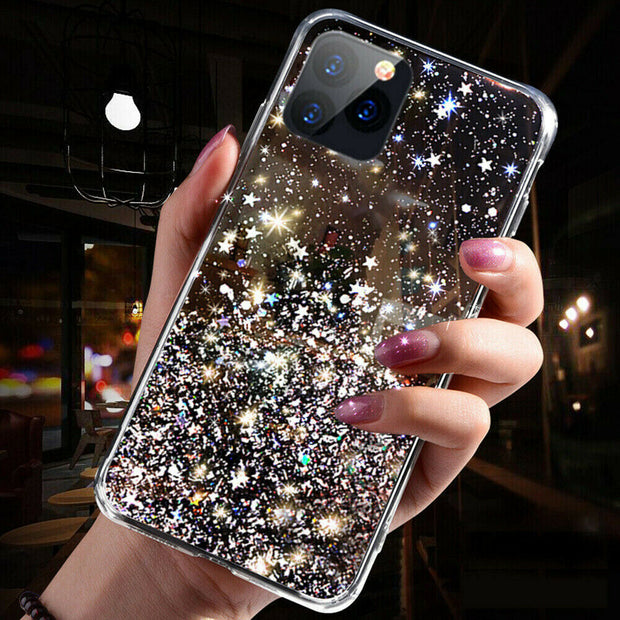 Case For iPhone 11 Pro Max Shockproof Protective Glitter Cover