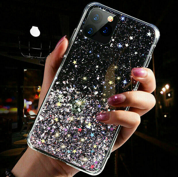iPhone 11 Pro Max Shockproof Protective Glitter Case