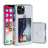 Clear Case For iPhone XR TPU Silicone with Card Slot