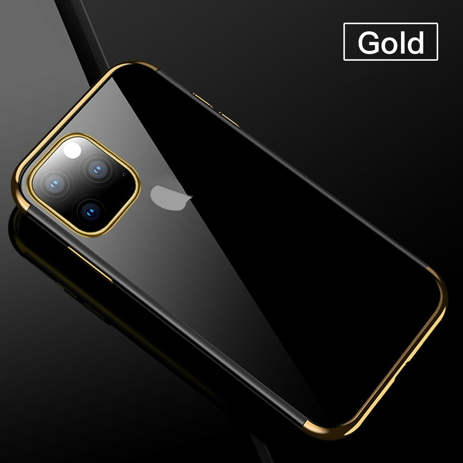 iPhone 13 Mini TPU Slim Clear Gold Case