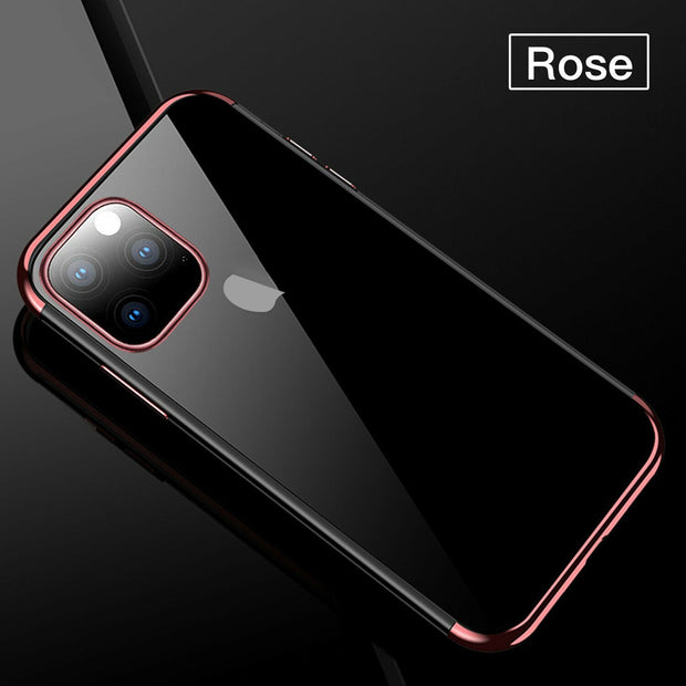 iPhone 13 Mini TPU Slim Clear Rose Cover