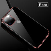 iPhone 13 Pro Max Plating TPU Slim Clear Soft Case Cover