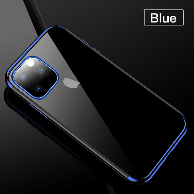 iPhone 13 Pro Max Plating TPU Slim Clear Soft Case