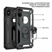 Hybrid Shockproof Ring Stand Hard Cover For iphone XR