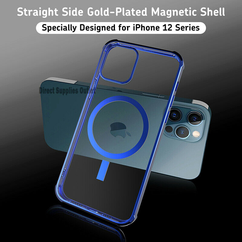 Magnetic Clear Phone Case-MagSafe Cover For Apple iPhone 12 Pro Max 6.7”