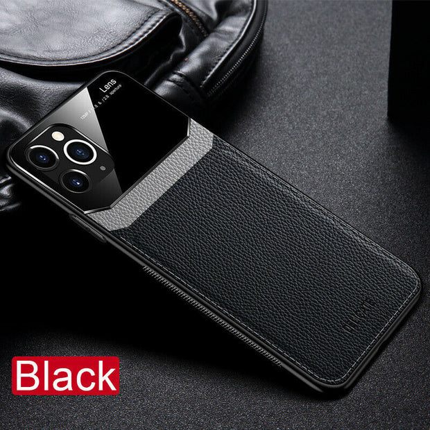 For iPhone 13 Pro Hybrid Leather Protective Case Slim Cover