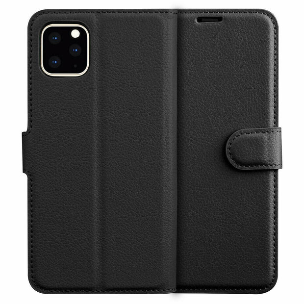 Apple iPhone 11 Flip Wallet Leather Case with Cash / Card Slots