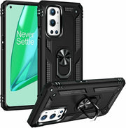 For OnePlus 9 Pro Case Kickstand Cover & Glass Screen Protector