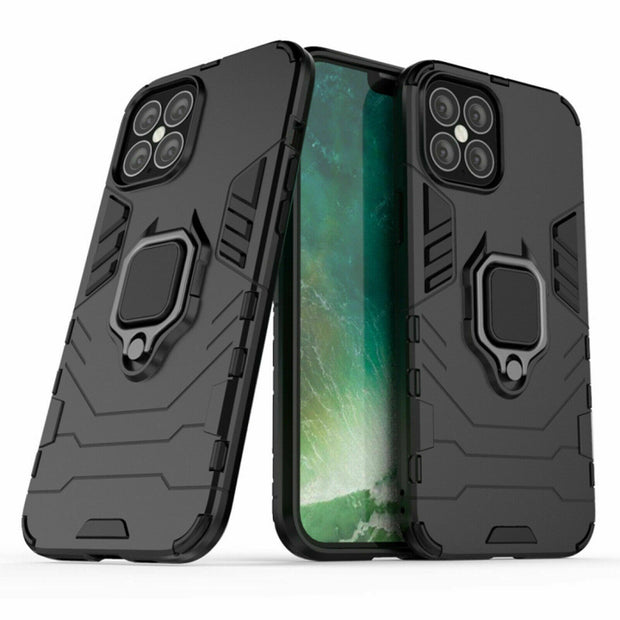 Shockproof Rugged 360 Ring Stand Armor Cover Apple iPhone 13