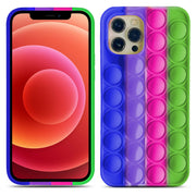 Fidget Push Pop Bubble Toys Phone Case For iPhone 12 6.1"