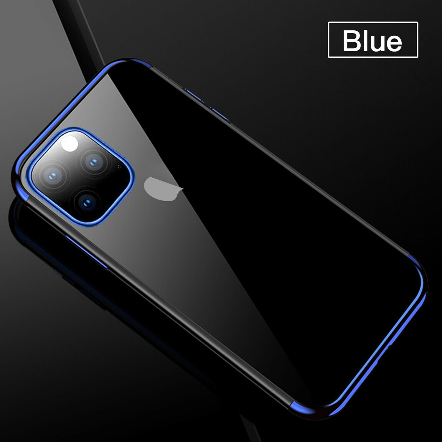 For iPhone 12 Pro 6.1” Plating TPU Slim Clear Soft Case Cover