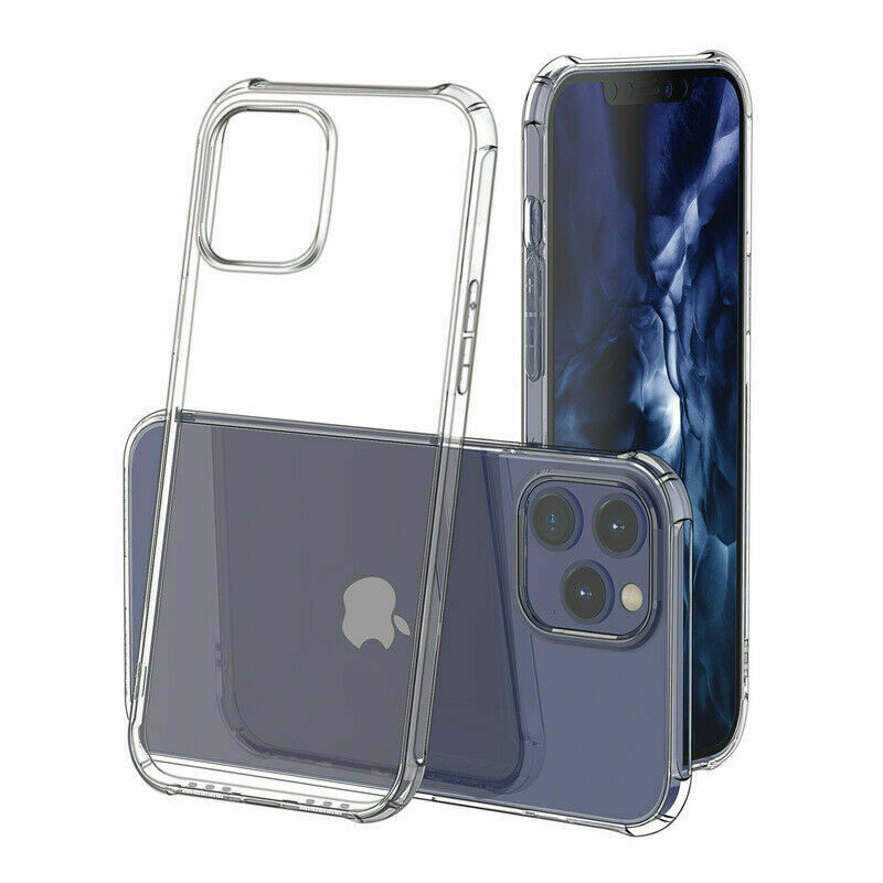 Clear Silicone Bumper Shockproof Case For Apple iPhone 12 Mini 5.4”