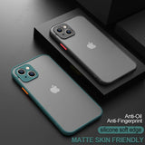 Case For iPhone 14 Pro Max Clear Matte Shockproof Acrylic Hard Cover