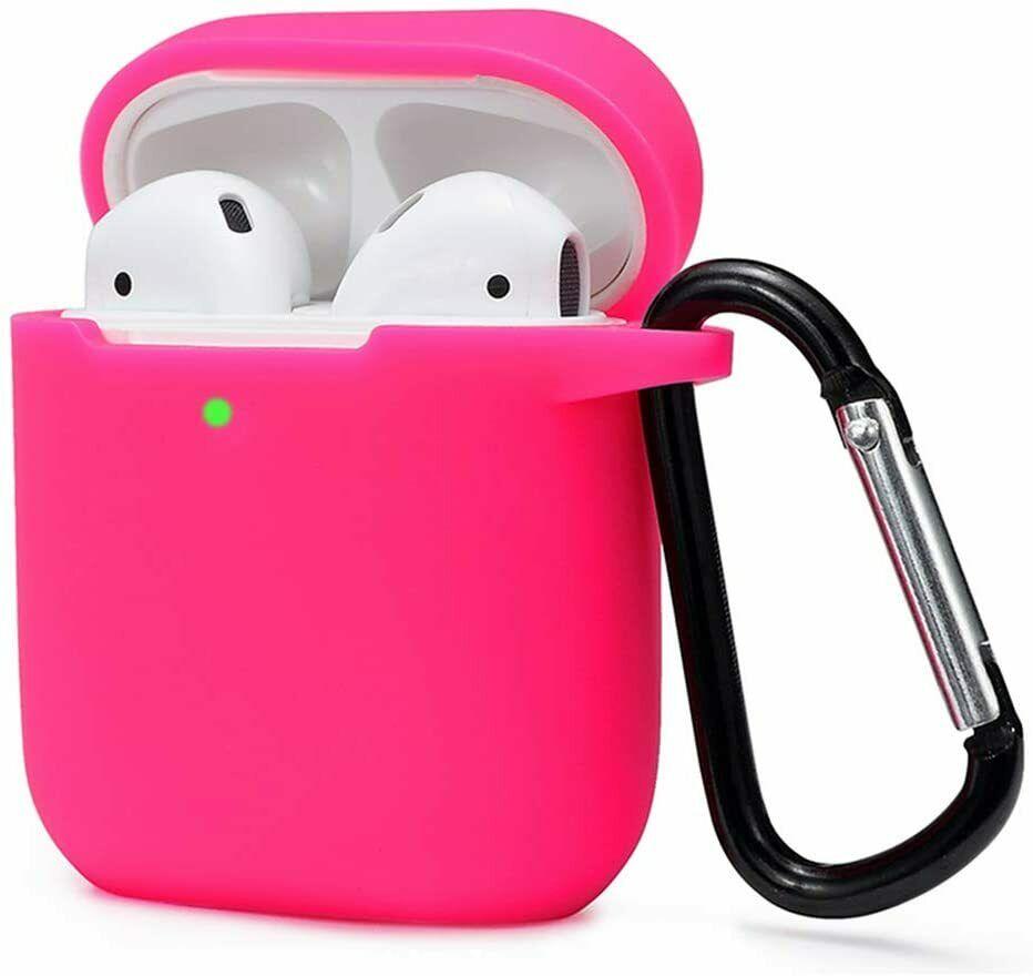 Silicone Case For Apple AirPod Pro Protective Cover With Clip Shockproof