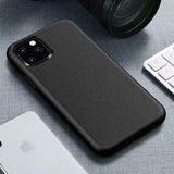Black CASE For iPhone 12 Pro Max 6.7” ShockProof Protector Matt Silicone Cover