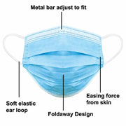 Non Surgical Disposable Face Masks Mouth Nose Protection Cover Masks
