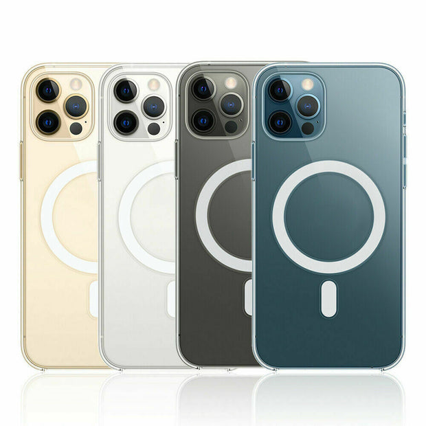 Magnetic Clear Phone Case-MagSafe Shockproof Cover For iPhone 12 Pro 6.1”