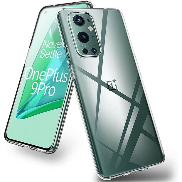 For OnePlus 9 Pro Case Clear Silicone Ultra Slim Gel Cover