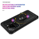 Samsung Galaxy S20 Ultra Case Shockproof Heavy Duty Ring Rugged Armor Case Cover
