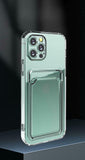 Clear Case With Card Slot Holder For iPhone 14 Max