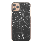 Personalised Phone Case For Apple iPhone SE 2020 Initial Marble Hard Cover