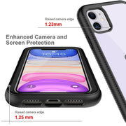 Full Body Hybrid Clear Shockproof Case For  iPhone 12 Mini 5.4” Cover